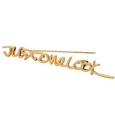 Custom Signature Brooch Pin Solid 14K Gold - Use Handwriting or Monogram - Fine Jewelry by Anastasia Savenko